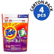 [Bundle of 4] Tide Liquid Laundry Detergent Pods Carton 4 x 35 per pack