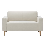 Koncept Furniture โซฟา 2 ที่นั่ง รุ่น Canva สีครีม (127x70x72 ซม.)