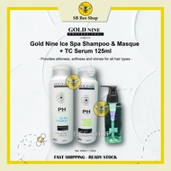 Gold Nine Professional ICE SPA Shampoo 400ml &amp; Masque 400ml &amp; TC Serum 125ml