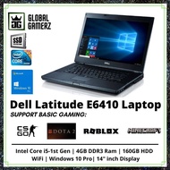 Dell Latitude E6410 Laptop / 14 inch Display / SSD / 4GB Ram / Intel Core i5 / Windows 10 Refurbished Gaming Laptop