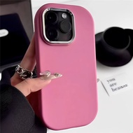 [ส่วนลด]เคสโทรศัพท์มือถือ กรอบชุบ สีพื้น หรูหรา สําหรับ ไอโฟน11 For iPhone12 13 14 15Pro MAX X XS XR XS 7 8Plus SE2020