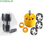 STAYREAL2R Water Pipe Threading Device, Double Heads Plumbing PPR Water Pipe Inner Hole Drill, Threa