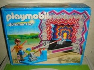 美高MEGA戰隊LEGO樂高德國Playmobil摩比人5547摩比兒童樂園射擊遊戲射擊場積木公仔玩偶三佰九十一元起標