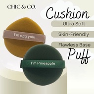 CHIC & CO Air Cushion Puff Set Makeup Sponge Span Mekap Foundation BB Cream Blender Tools