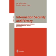 [sgstock] Information Security and Privacy: 8th Australasian Conference, ACISP 2003, Wollongong, Aus