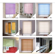 TOP RATED Bidai Kain | Zebra Blind | Roller Blinds | Windows Curtain | Langsir Privacy A+ PREMIUM Qu