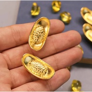 Gold Bar Kim Nguyen Bao Brings Wealth - Booked Than Tai Altar With Size 2 cm