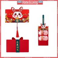 ci 2023 Chinese New Year Red Envelope 2 6 8 10 Card Slot Foldable Red Packet Rabbit Year Lucky Money