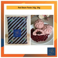 Hoy Kee Less Sugar Red Bean Paste 1 Kg 3 Kg / Inti Kacang Merah Kurang Manis / 红豆馅 少糖