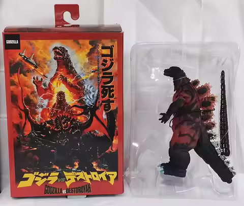 Anime NECA 1995 Burning Godzilla SHM Monster Figurine Model PVC Action Toys New Year's Christmas Gif