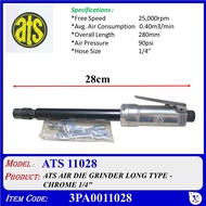 ATS 11028 (3PA0011028) ATS CHROME AIR DIE GRINDER LONG TYPE (MADE IN TAIWAN) | ATS AIR TOOLS [100% O