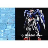 MG 1/100 GUNDAM 00 RAISER WATER DECAL GHOST CUSTOM DECAL