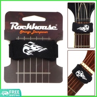 Guitar Strings Muter Guitar Fretboard Muting Wraps Adjustable Resistance Fretboard Muting Straps for