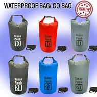 Go Bag/ Dry Bag/ Ocean Bag | Waterproof Bag ( 20L | 10L )