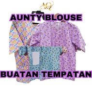 AUNTY BLOUSE/MOTHER BLOUSE Round Neck (with 1 pocket) Random Color Affordable Quality