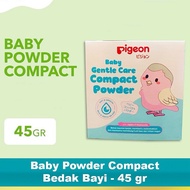 PIGEON Baby Powder Cake Compact Chamomile 45Gr Baby Compact Powder - Paraben Free Pigeon Compact Pow