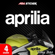 APRILIA Logo Cutting Sticker | Premium Motorcycle Cutting Sticker | 4 sizes | 10 Colors 1