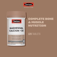 Swisse Ultiboost Magnesium Calcium + Vitamin D3 120 Tabs