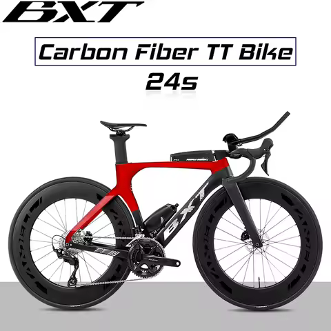 BXT Carbon TT bike Disc Brake TT Bicycle Time Trial Bike Complete Bike with 105 groupset with Carbon