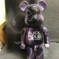 Trendy Play bearbrick x nasa Simulation-Black Hole Gear Joint 400% 28cm Gear Sound Action Chart Collection Gift