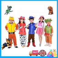 PAW Patrol Chase Costume Cosplay For Kids Boys Girls Marshall Ryder Rubble Skye Costumes Zuma Rocky