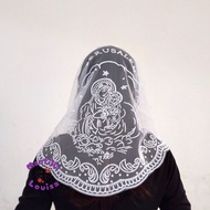 Mantilla Catholic Church Mass Veil Spanish Style Catholic Veil - Mary Jesus Jerusalem