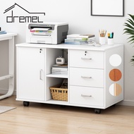 DREMEL 90CM Home Office Filing Cabinet Shelf Minimalist Organizer Storage Cabinet