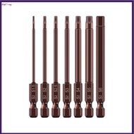 [BTGL] 65mm H1.5-H6 Alloy Steel  Hex Head Screwdriver Bits Screw Driver Tools