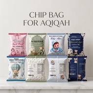 Aqiqah Chip Bag Aqiqah Gift Bag Aqiqah Doorgift Bag BAby Shower Chip Bag Chip Bag Goodies Aqiqah Mur
