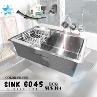 The Stars  ECQ 6045  3mmThickness High Quality Kitchen Sink Stainless (Silver) 60x45x22