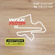Subaru Wrx Sepang Circuit diecut sticker