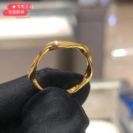 【快速出貨】周大福 F231755 莫比烏斯環足金黃金戒指素圈計價