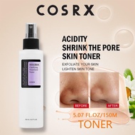 Cosrx AHA/BHA Clarifying Treatment Toner 150ml, AHA, BHA 0.1%, Hydrating, Mild Exfoliating Facial Spray