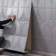 Roll 70x500cm Wallpaper Design Wall Decor For Bedroom Self-adhesive Waterproof Foam Wall Stickers