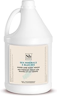 Soapbox Liquid Hand Soap & Body Wash, Sea Minerals & Blue Iris - Gentle, Moisturizing Hand & Body Cl
