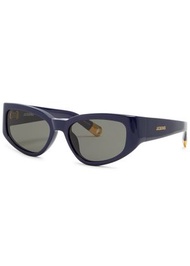 Jacquemus X Linda Farrow Luxe Gala Cat-eye Sunglasses - Blue