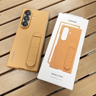 Original Style Silicone Stand Case for Samsung Galaxy Z Fold 7 Protective Case Cover with Kickstand 