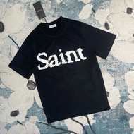 Tide brand Ysl1 24 years new cotton letter printing short-sleeved couple round neck loose T-shirt ta