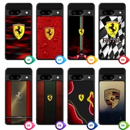 Custom Google Case PIXEL 10 9 9A 8 8A 7 7A 6 6A 5 5A 4 4A 3 3A 2 Pro XL 4G 5G Ferrari Logo D0043