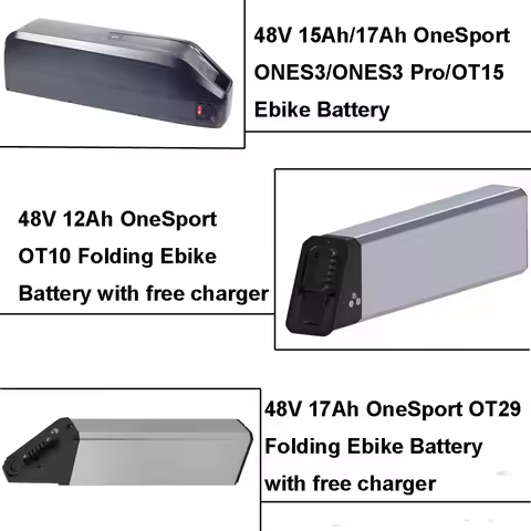 48V 12Ah 15Ah 17.5Ah Ebike Li-ion Battery for OneSport ONES3 Pro OT10 OT15 OT29 E-Bike Electric Bike