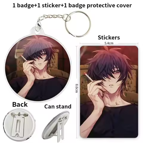 Slow Damage Surrounding Anime Games Badge Brooch anchor Peripherals Pininsignias personalizables Clo