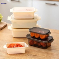 3pcs Stackable Plastic Containers Recyclable Space Saver Airtight Container