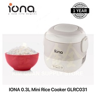 Iona 0.3L Mini Rice Cooker GLRC031 | GLRC 031 [One Year Warranty]