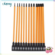 CHERRY 13pcs Screwdriver Bit Set, 6-Point Star S2 Alloy Steel Impact Driver Bit Set, Durable 150mm L