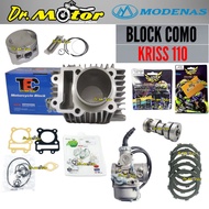 Kriss 110 Combo Block Set Package Spec 57mm 60mm Camshaft King Drag Carburetor Plug Coil Uma Racing CDI Racing Bee