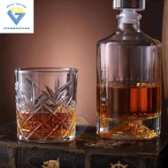 Set of 6 360ml whiskey glasses DM347-4 / 6 beautiful thick Diamonds Whiskey glasses