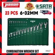 SATA 09027 23 Pc. Metric Combination Wrench Set