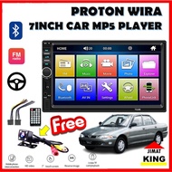 Proton Wira Car MP5 Player 7018B 7 Inch TFT Screen Double 2 DIN Car FM Stereo Radio Player Kereta Pl