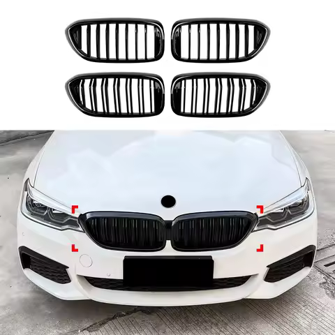 Grille for BMW 5-Series G30 G31 540i 520i 530e M550i Racing Bumper Grills Grille Mesh 2017 2018 2019
