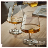 [European Style Wine Glass] Red Wine Glass Crystal Glass Wine Glass Short-Foot Glass Wine Glass Bran